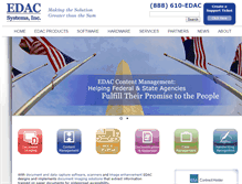 Tablet Screenshot of edacsystems.com